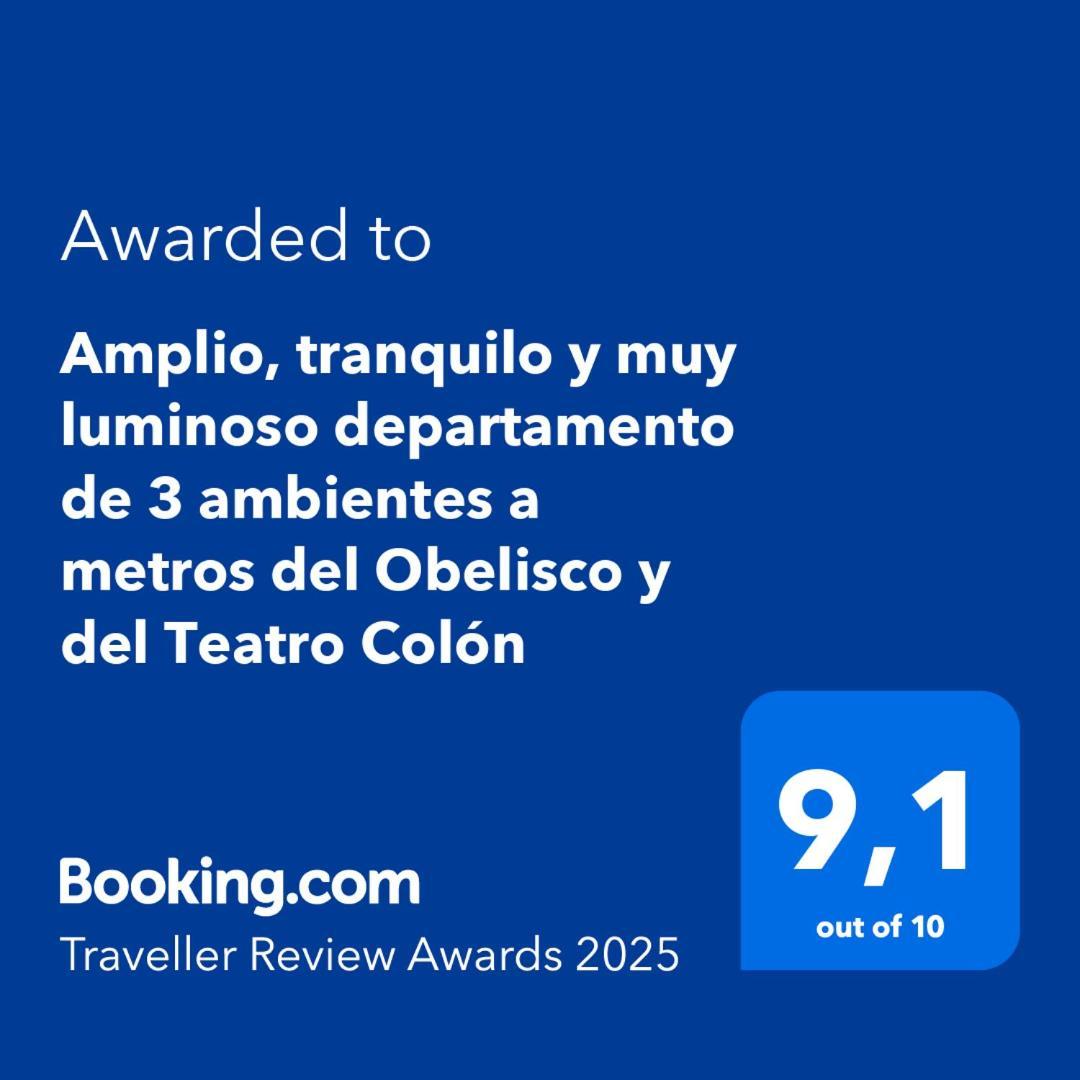 Obelisco Luminoso: Spacious 3-room Near Teatro Colón